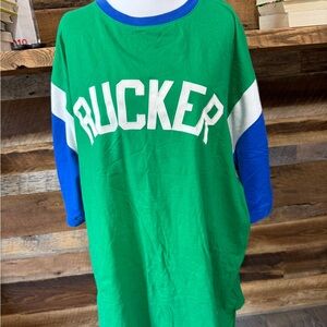 Rucker Green & Blue Short-Sleeve Graphic Tee